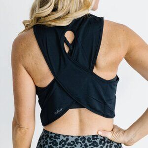 Kiava Carefree Crop Top - Women’s Small, Black